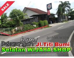 Dijual Tanah Jogja Jalan Titi Bumi Selatan Wijaya Shop Jl Godean Lt 1312 m2 - Sleman