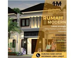 Rumah 2 Lantai Modern Tipe 70 Baru di Banguntapan Jogja 15 Menit Ke Pusat Kota Jogja - Bantul 