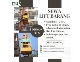 Persewaan Lift Barang, Untuk Angkut Barang atau Material, PT Mulia Karya Prima Indonesia - Sumatera Utara