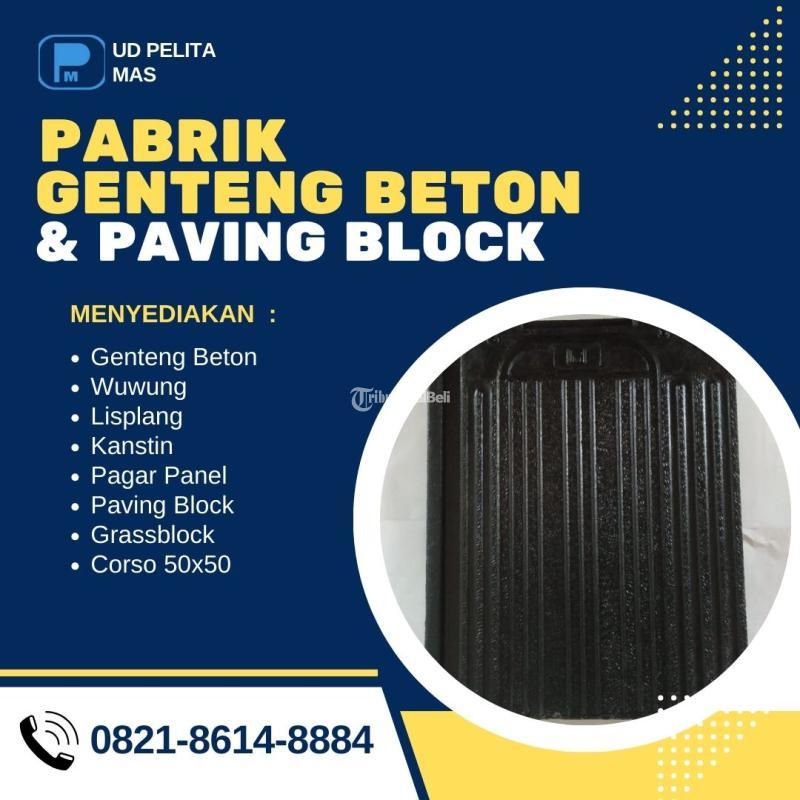 Genteng Beton Flat Anti Retak Siap Kirim - Malang