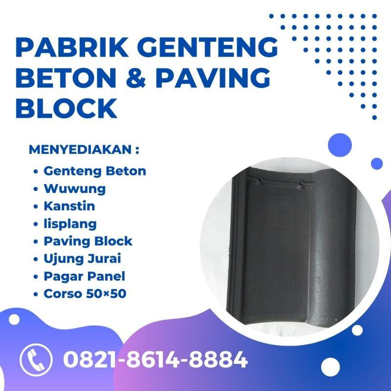 Genteng Beton Flat, Estetika dan Ketahanan Siap Kirim - Malang 