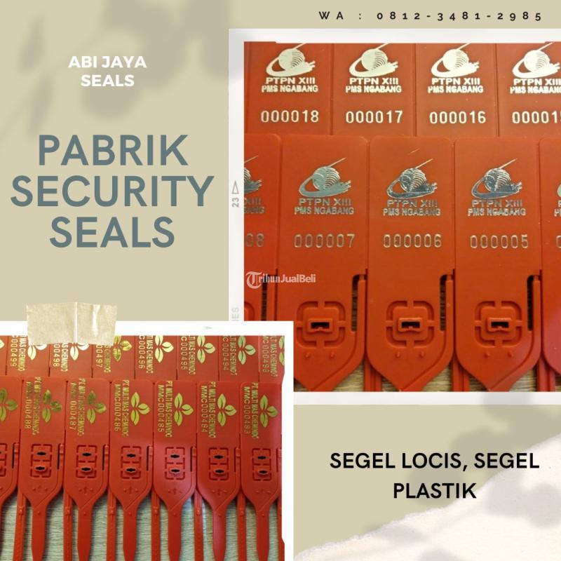 Pabrik Segel Plastik Security Seals Locis - Bandar Lampung