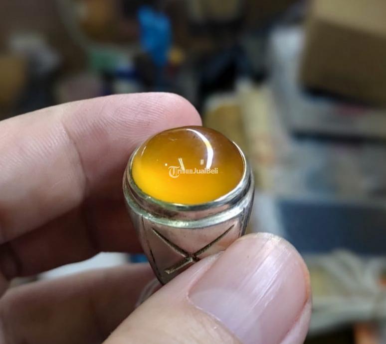 Batu Red Raflesia Bengkulu RF005 Giwang Melintir No Mangkok Ikatan Perak - Jakarta Pusat