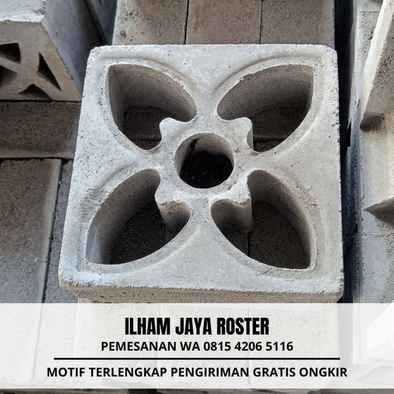 Roster Beton Motif Cantik Modern di Muncar - Banyuwangi