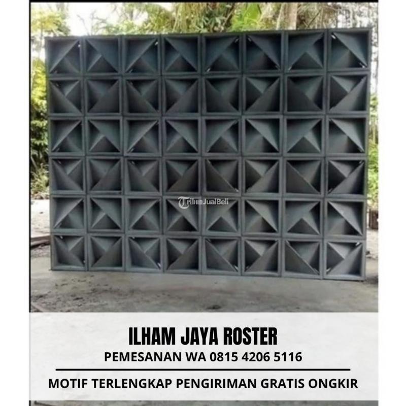 Roster Beton Pagar Teras Rumah Cantik di Singojuruh - Banyuwangi