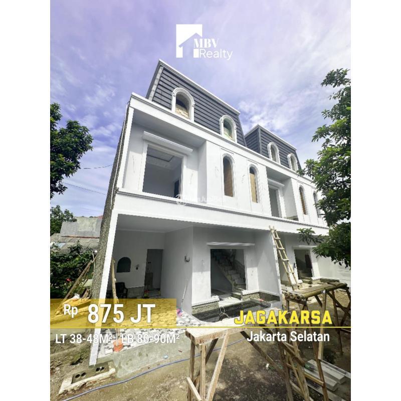 Dijual Rumah American Classic 2 Lantai di Jagakarsa Tipe 80 3KT 2KM - Jakarta Selatan