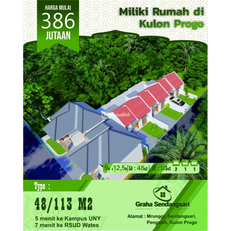 Dijual Rumah di Pengasih Dekat Kampus UNY Wates Tipe 48 2KT 1KM SHM - Kulon Progo 