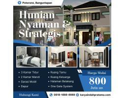 Rumah Modern Tipe 70 Dijual Baru di Potorono Banguntapan Dekat Ringroad Kotagede Giwangan Bisa KPR - Bantul