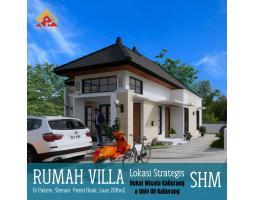  Rumah Rasa Villa Pribadi Luas 208 m2 Dijual Baru Dekat Wisata Kaliurang di Pakem Sleman Free Gazebo SHM - Sleman