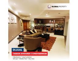 Dijual Apartemen Fully Furnished di Taman Anggrek Condominium 3 Bedroom, Middle Floor - Jakarta Barat