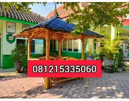 Gazebo Bambu Ukuran 2x2Meter - Klaten