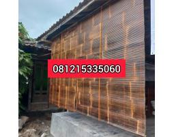 Tirai Bambu Berbagai Ukuran Harga Permeter - Denpasar