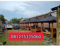 Gazebo Bambu Ukuran 2x2 Meter - Denpasar