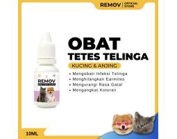 Remov Obat Tetes Telinga Kucing dan Anjing 10ml - Makassar