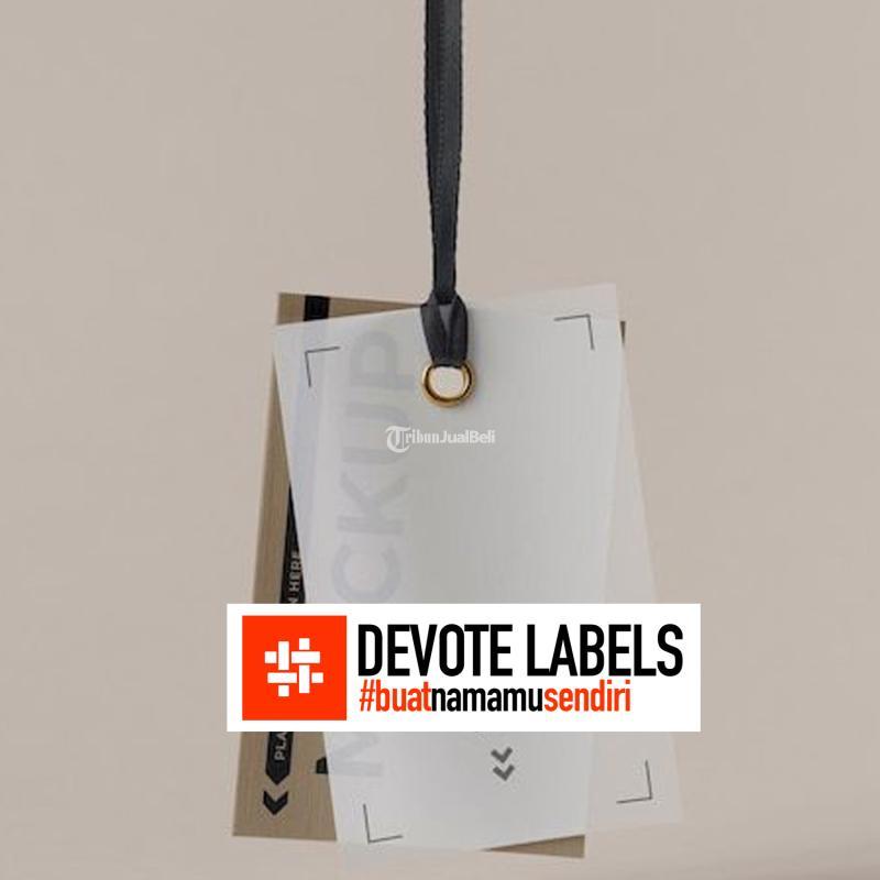 Cetak Label Hangtag Devote Cetak Labels - Tanah Laut 