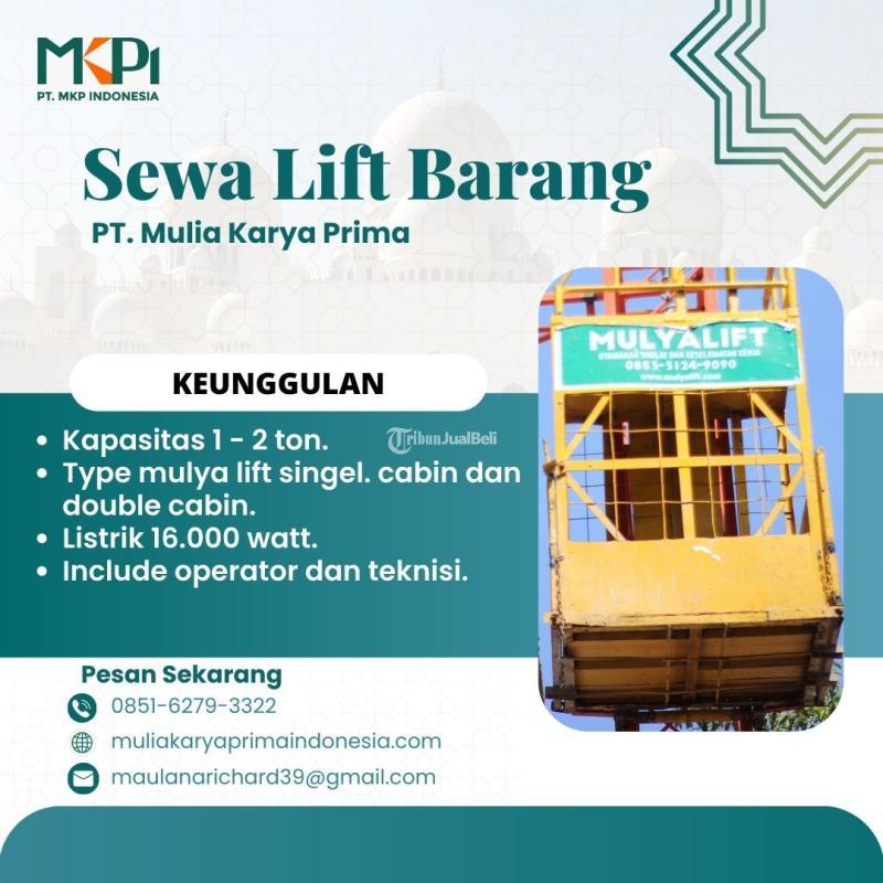 Sewa Lift Barang PT Mulia Karya Prima Indonesia - Bangli Bali