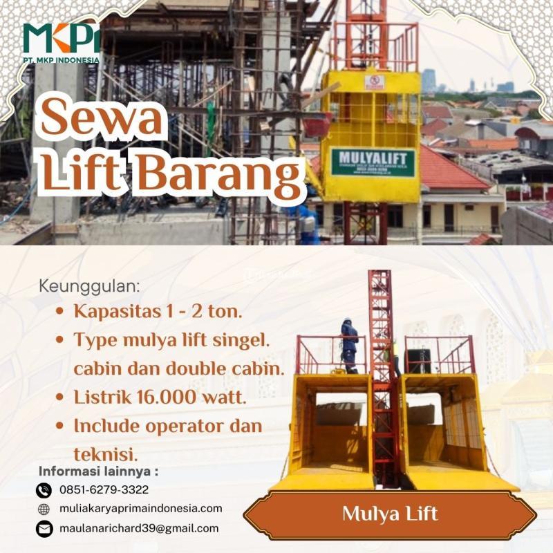Sewa Lift Barang PT Mulia Karya Prima Indonesia - Buleleng