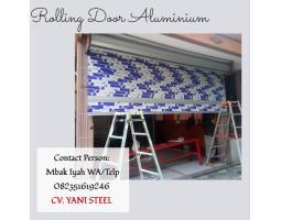 Pembuatan Rolling Door Aluminium Merk Alexindo - Banjarmasin