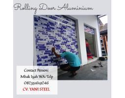 Pembuatan Rolling Door Aluminium untuk Toko - Banjarbaru