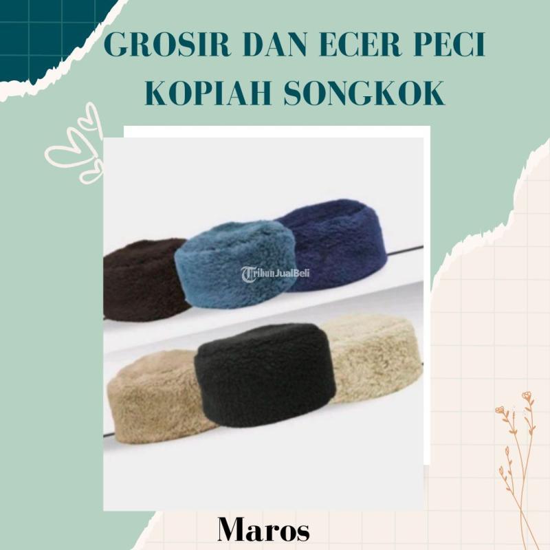 Pusat Grosir Peci Kopiah Songkok Pilihan Lengkap di Adhompeci - Maros 