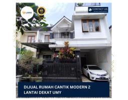  Dijual Rumah Cantik Modern 2 Lantai Dekat UMY Tipe 218 3KT 2KM SHM - Sleman 