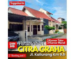Dijual Rumah Jogja Perum Citra Graha Jl Kaliurang Km 9.5 Lt 158 m2 SHM - Sleman