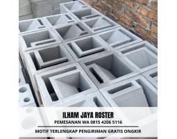 Roster Beton Ukuran 20x20 Model Minimalis di Binakal - Bondowoso