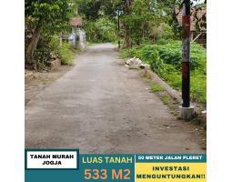 Dijual Tanah Murah Luas 533m SHM di Banguntapan - Bantul