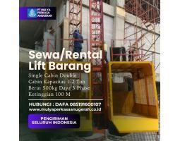 Sewa Lift Barang Murah Bersertifikat K3 - Semarang Kota