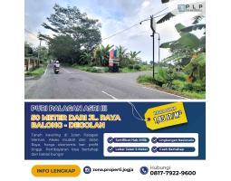 Dijual Kavling Unggulan Luas 99m SHM Harga Ekonomis di Jalan Palagan - Sleman