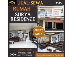 Disewakan Rumah Mewah Siap Huni Surya Residence - Pontianak