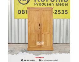 Toko Lemari Pakaian Kayu Solid Minimalis Terbaik - Klaten
