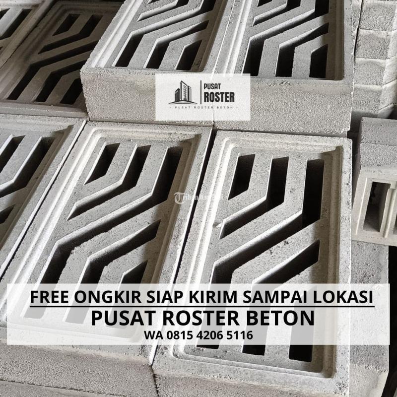 Roster Beton Anti Tampias Hujan di Jogoroto - Jombang