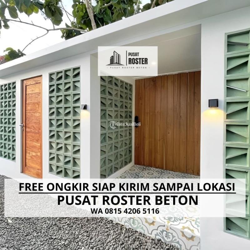 Roster Beton Dinding Modern di Kabuh - Jombang