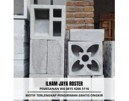 Roster Beton Dinding Motif Elegan di Pakem - Bondowoso