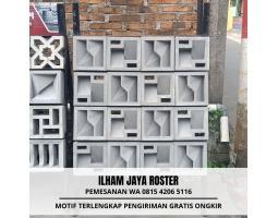 Roster Beton 20x20 Motif Lengkap di Pujer - Bondowoso