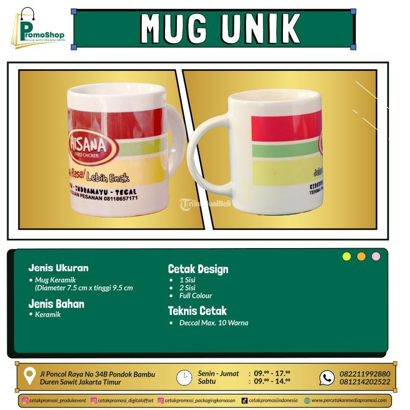 Jasa Cetak Mug, Gelas Keramik, Bisa Custom Foto dan Nama - Surabaya