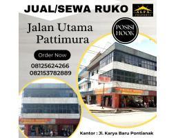 Dijual Murah Ruko Gandeng Luas 564 m2 Lokasi Hook Pattimura Pusat Bisnis - Pontianak