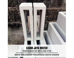 Roster Beton Anti Tampias Hujan di Sempol - Bondowoso