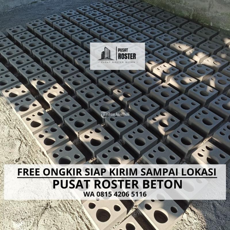 Roster Beton Dinding Motif Cantik di Ploso - Jombang
