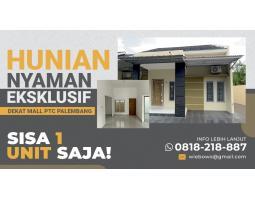 Dijual Rumah Palembang Siap Huni Dekat Mall PTC Tipe 70 - Palembang
