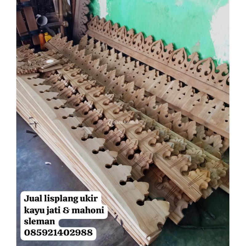 Lisplang Ukir Kayu Jati dan Mahoni - Bantul