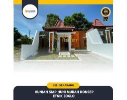 Dijual Rumah Siap Huni Etnik Joglo Tipe 50 3KT 2KM Legalitas SHM - Klaten