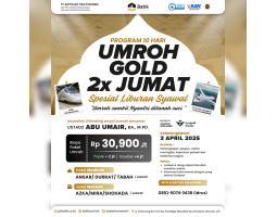Umroh Gold 3 April 2025 10 Hari 2x Jumat - Jakarta Pusat