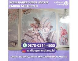 Wallpaper Vinyl Motif Embos Aesthetic - Malang Kota