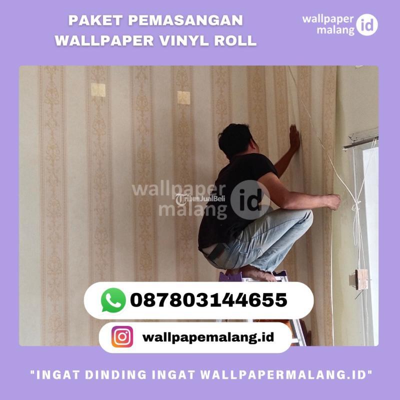 Paket Pemasangan Wallpaper Vinyl Roll - Malang Kota