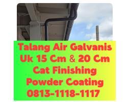 Talang Air Galvanis Cat Finishing Powder Coating - Malang