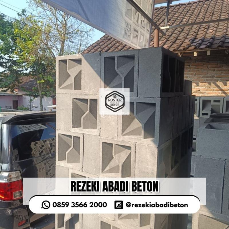 Roster Beton Minimalis 20x20 di Berbah - Sleman