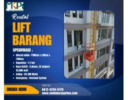 Rental Lift Barang - Cilegon