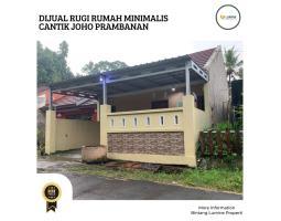 Dijual Rugi Rumah Minimalis Cantik Tipe 40 Baru di Joho Prambanan - Klaten